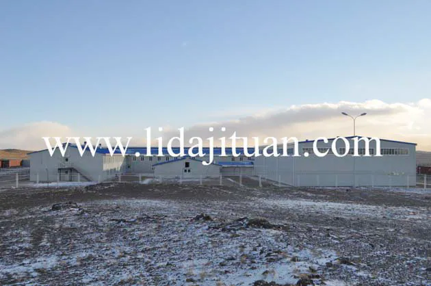 Mongolia Big Integrated Steel Structure and Container House Camp Project