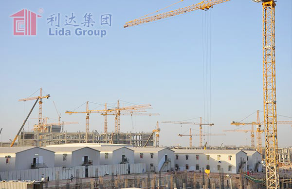 Proyecto de campo de trabajo prefabricado de casas prefabricadas de Saudi Binladen Group