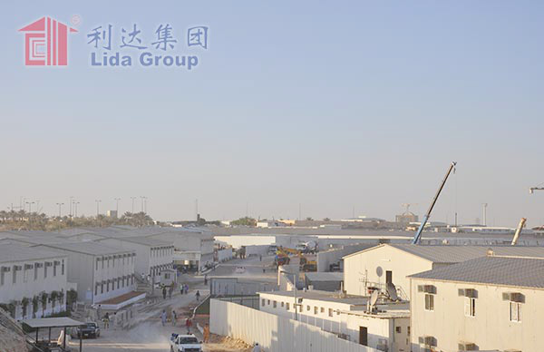 Proyecto de campo de trabajo prefabricado de casas prefabricadas de Saudi Binladen Group