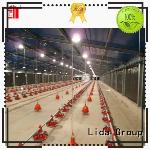 Lida Group broiler farm house design factory for poultry farming