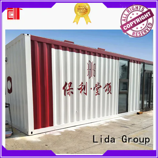 Lida Group Wholesale shipping container apartment building manufacturers used as booth, toilet, storage room