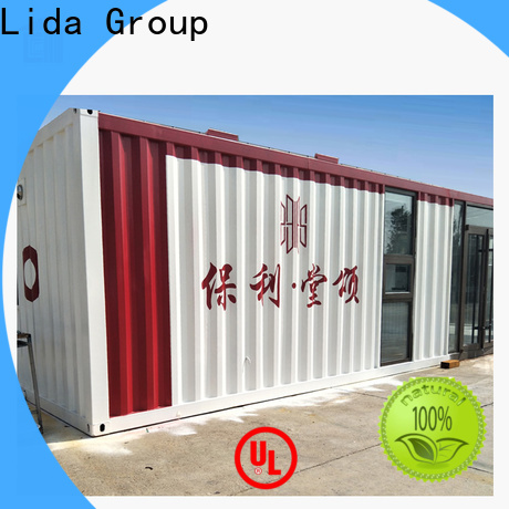 Lida Group Nueva empresa de construcción de contenedores usados ​​como cocina, cuarto de ducha