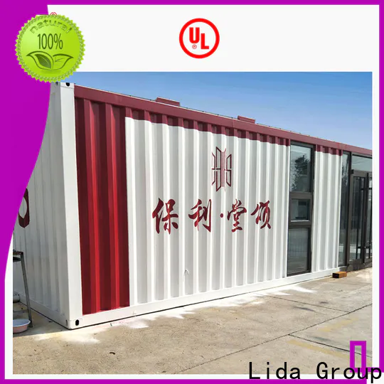 Lida Group using containers to build a house company used as office, meeting room, dormitory, shop