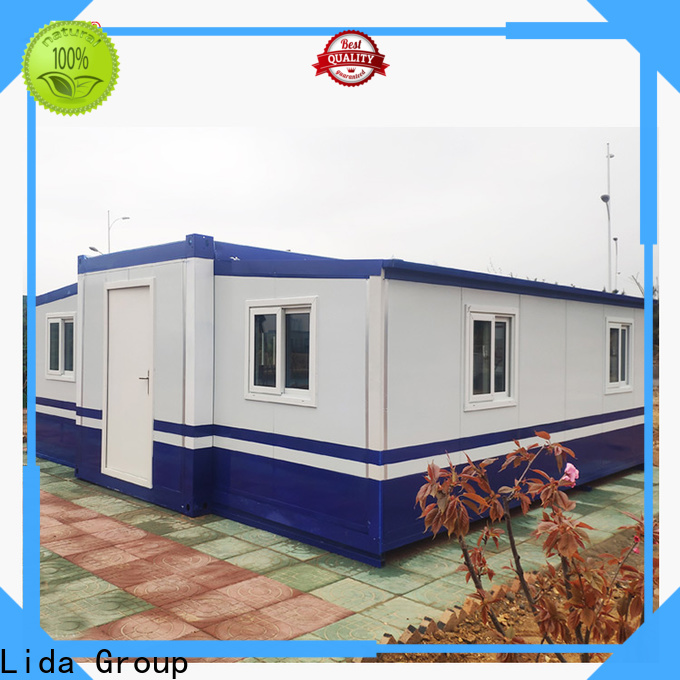Lida Group old shipping crate for business used as office, meeting room, dormitory, shop