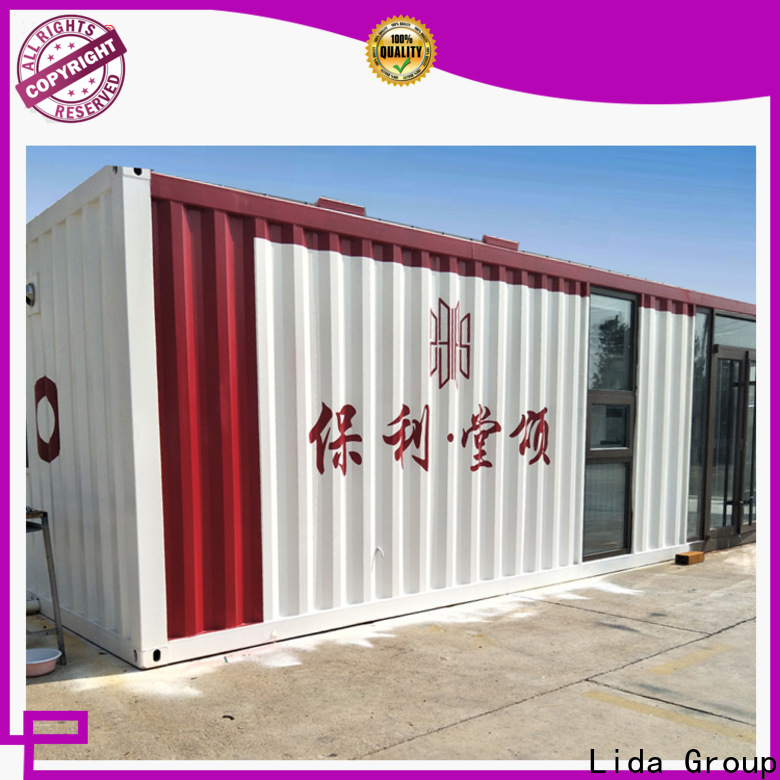 Top container ship price company used as booth, toilet, storage room