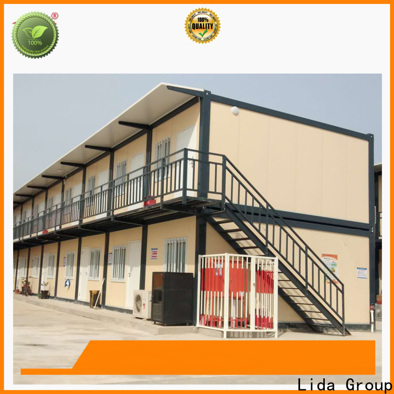 Lida Group storage containers converted to homes company used as office, meeting room, dormitory, shop