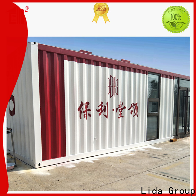 Lida Group High-quality prefab shipping container homes for business used as kitchen, shower room