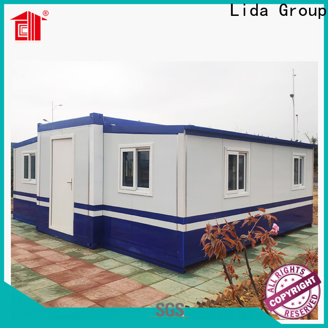 Lida Group building a storage container home Supply used as kitchen, shower room