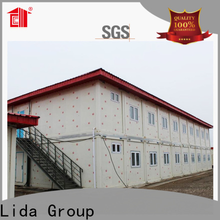New houses built from storage containers company used as office, meeting room, dormitory, shop