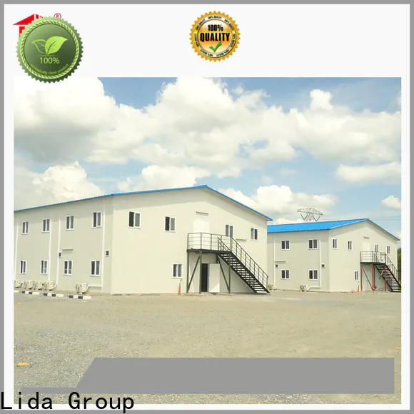 Lida Group High-quality timber frame prefab houses manufacturers used as labor camp house