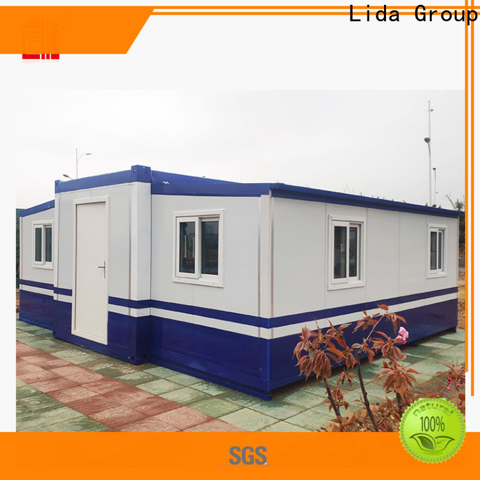 Custom expandable container house with solar energy for business used as Hotel