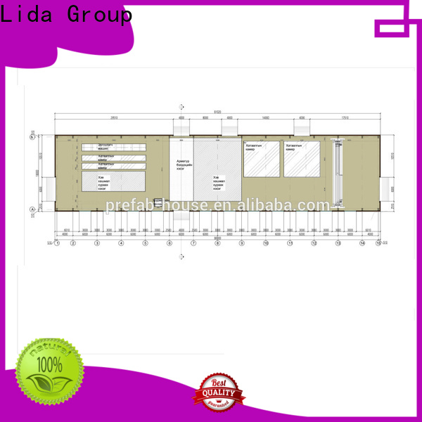 Lida Group High-quality steel tube frame buildings manufacturers for warehouse