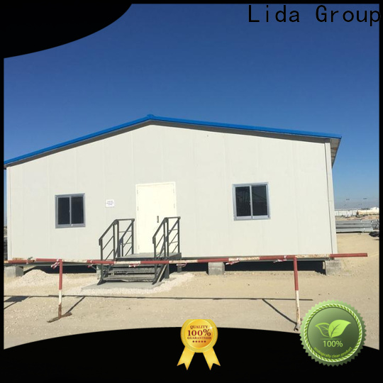 Lida Group prefab concrete homes shipped to business for Kiosk and Booth