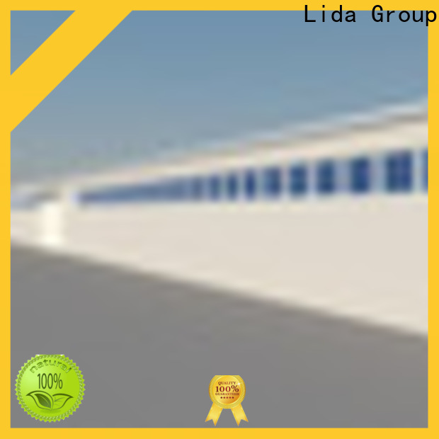 Lida Group prefabricated house walls shipped to business for site office