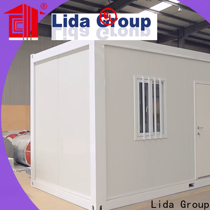 Lida Group cargo homes shipped to business used as office, meeting room, dormitory, shop