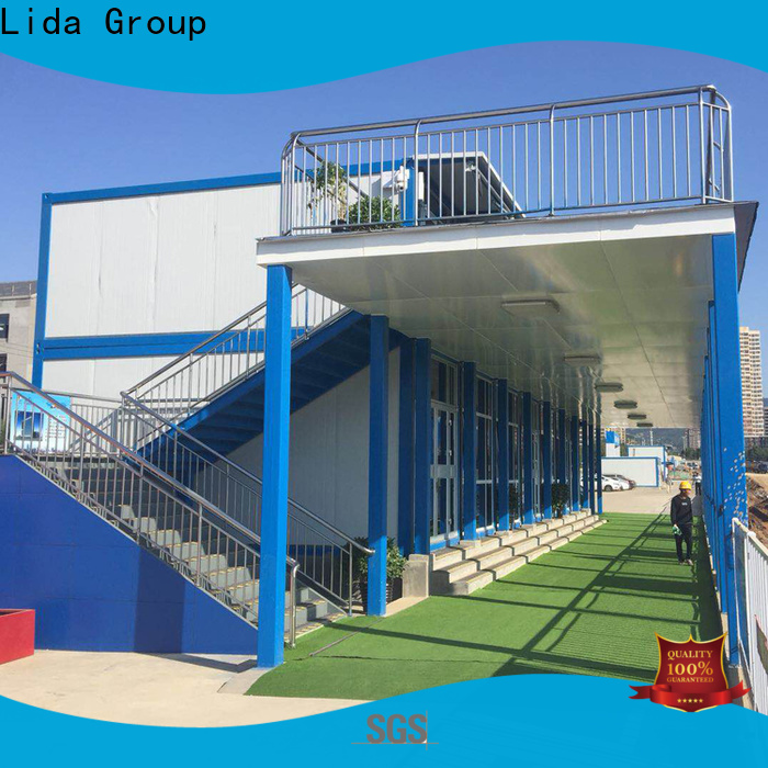 Lida Group shipping container apartment building manufacturers used as kitchen, shower room