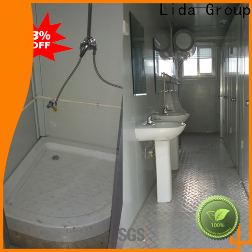 Lida Group prefab shipping container company used as booth, toilet, storage room