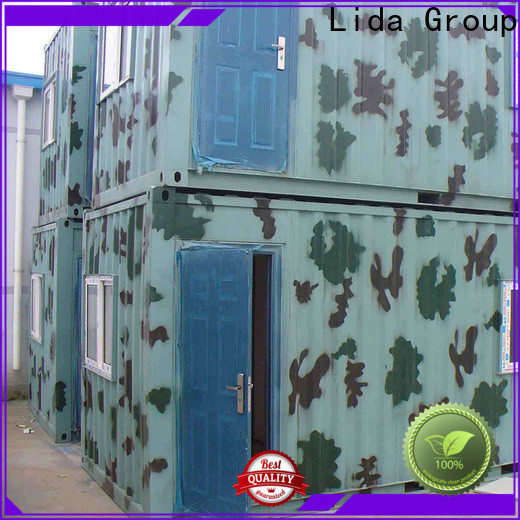 Lida Group double shipping container home Supply used as kitchen, shower room