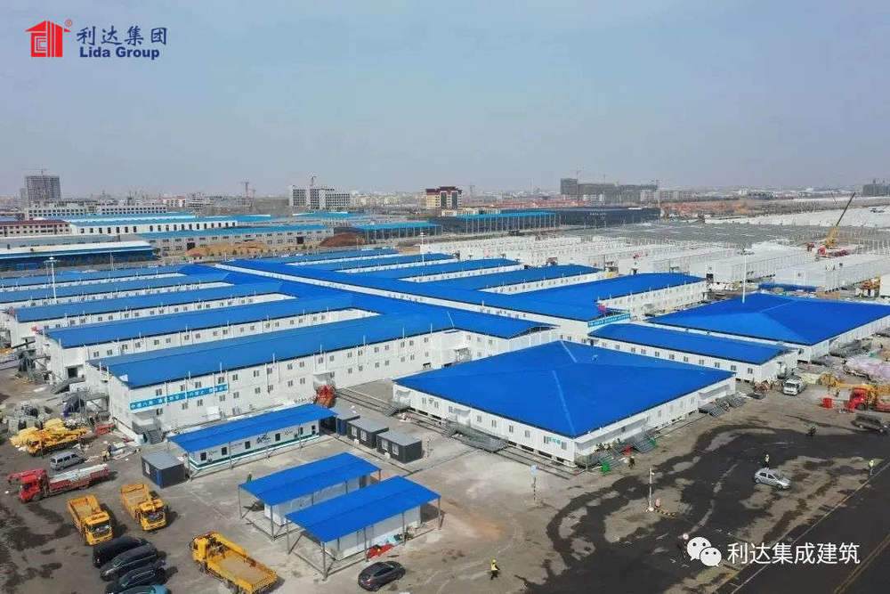 Audited Supplier Professional Manufacture Prefabricated Grid Steel Structure Labor Camp