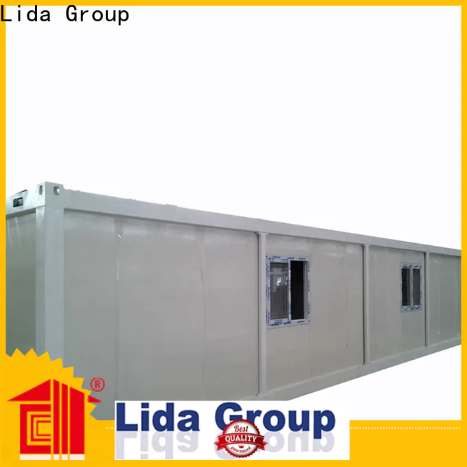 Lida Group Wholesale prefab shipping container shipped to business used as office, meeting room, dormitory, shop