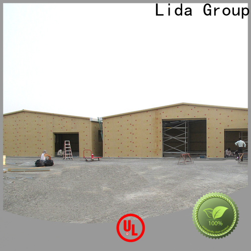 Lida Group steel workshop building shipped to business used as poultry farm