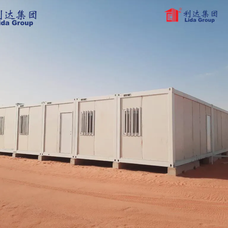 Libya Modular Flat Pack Container House Camp at Oil Field