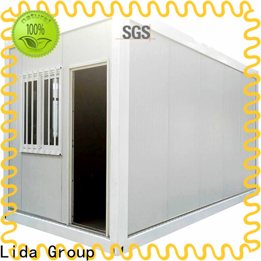 Lida Group insulated shipping containers for sale shipped to business used as kitchen, shower room