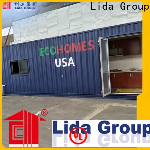 Lida Group Custom old shipping crate company used as booth, toilet, storage room