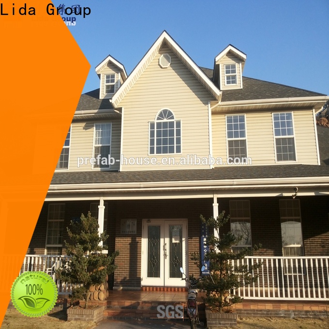 Lida Group steel prefabricated homes Supply used as private villas