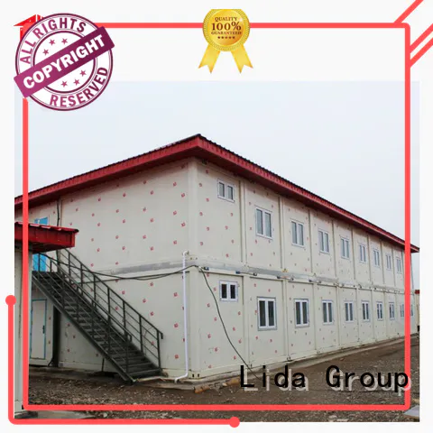 Lida Group Custom 4 container house factory used as booth, toilet, storage room