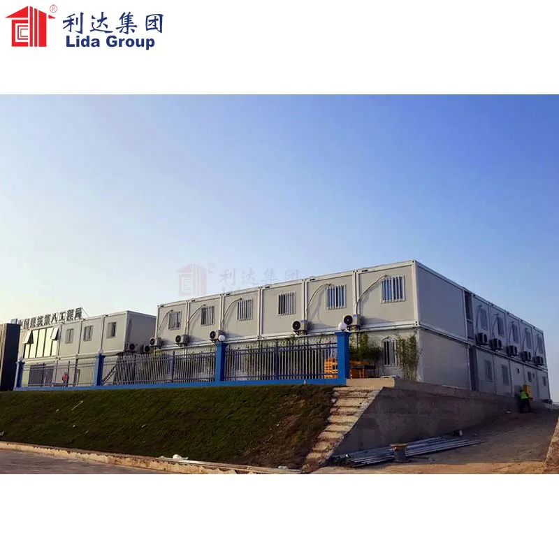 Container House for Jiangdong•International Energy Center project labour camp office built by Lida Group