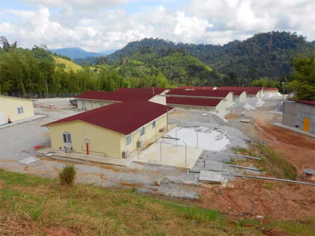 Ingeniero Coumpound para el proyecto de la estación hidroeléctrica de Cameron Highlands en Malasia