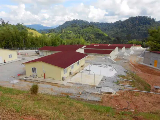Engineer Coumpound for Cameron Highlands hydroelectric Station Project by Prefabricated house in Malaysia