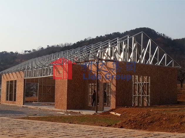 China Light Steel Villa Project For 2014 World