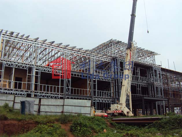Light Steel Villa for Community Center in Qingdao China