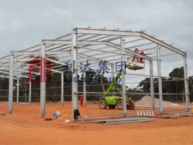 Proyecto de construcción de estructura de acero de Gabón