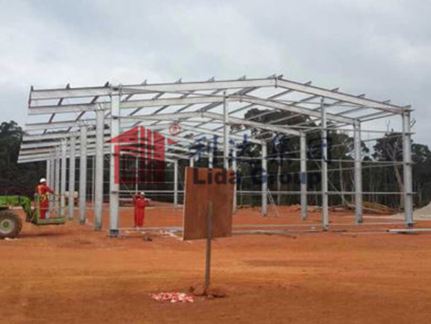 Proyecto de construcción de estructura de acero de Gabón