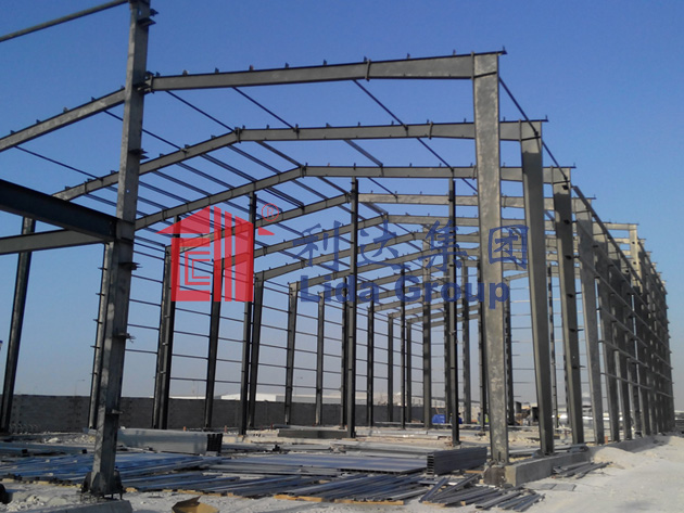 Qatar steel structure office building with curtain wall Project