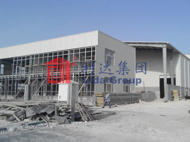 Qatar steel structure office building with curtain wall Project